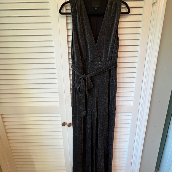 Greylin Black Shimmer Jumpsuit - Picture 2 of 7